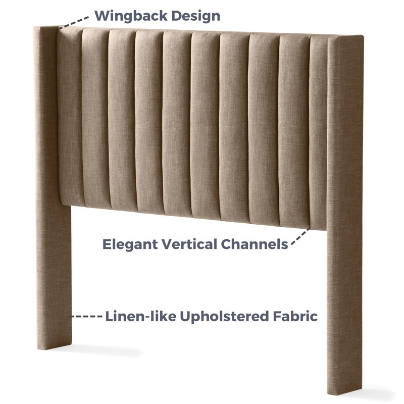 Mercury Row® Comeau Upholstered Headboard & Reviews Wayfair